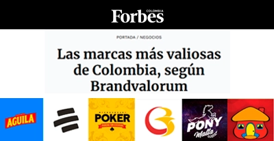 Inicio Las marcas más valiosas de Colombia, según Brandvalorum